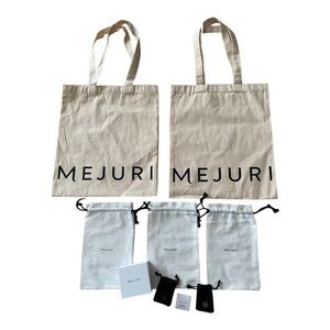 New Lot of Mejuri Canvas Tote Bags Jewellery Box
